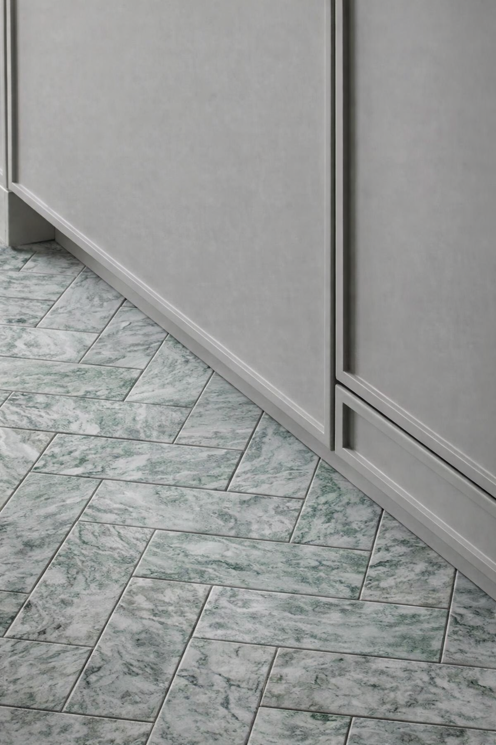 Green Herringbone