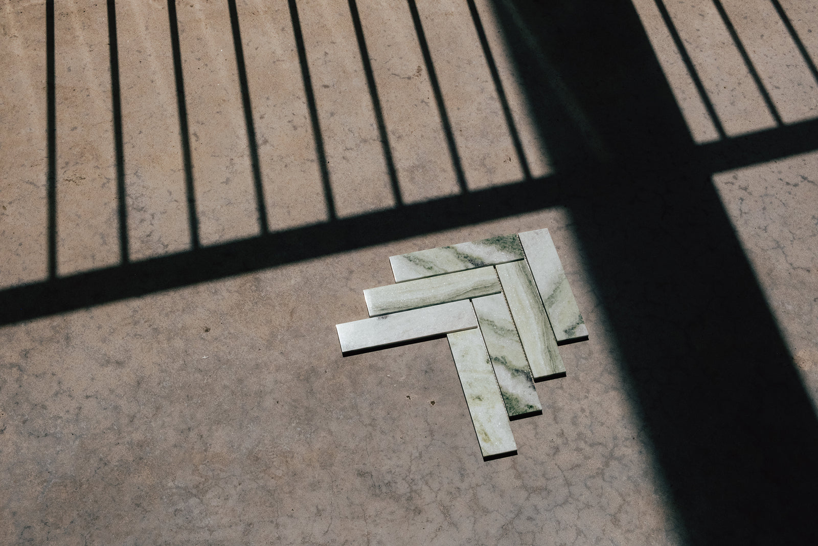 Green Herringbone